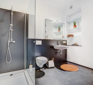 Leere Immobilie - Badezimmer - nachher
Habitation vide - salle de bain - après